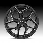 Niche Torsion M266 Gloss Black Milled Custom Wheels 4